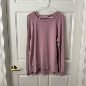 Athleta Bandha Sweatshirt Sugarplum Mauve Size M
